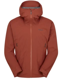 Rab Mens Downpour Light Jacket - Tuscan Red Outlet