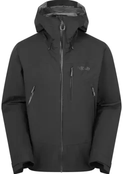 Rab Mens Downpour Mountain Jacket - Black Fashion