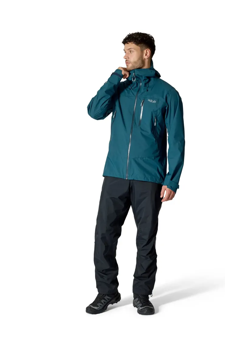 Rab Mens Downpour Mountain Pants - Black Clearance
