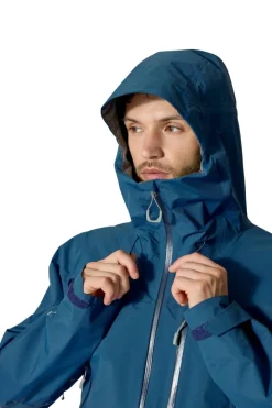 Rab Mens Downpour Mountain Jacket - Tempest Blue Hot