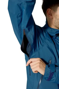 Rab Mens Downpour Mountain Jacket - Tempest Blue Hot