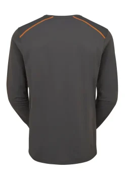 Rab Mens Force Long Sleeved Tee - Graphene Outlet