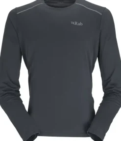 Rab Mens Force Long Sleeved Tee - Beluga Discount