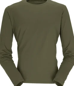 Rab Mens Force Long Sleeved Tee - Olive-Olive Online
