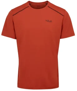 Rab Mens Force Short Sleeved Tee - Tuscan Red Online