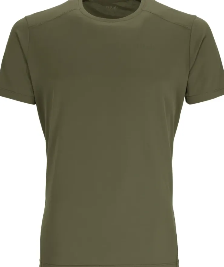 Rab Mens Force Short Sleeved Tee - Olive-Olive Hot