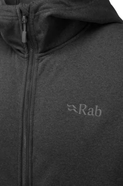 Rab Mens Geon Hoody - Black - Steel Marl Best