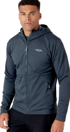 Rab Mens Geon Hoody - Black - Steel Marl Best