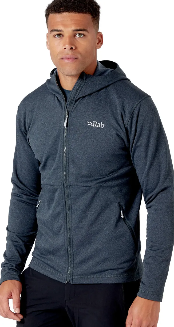 Rab Mens Geon Hoody - Black - Steel Marl Best