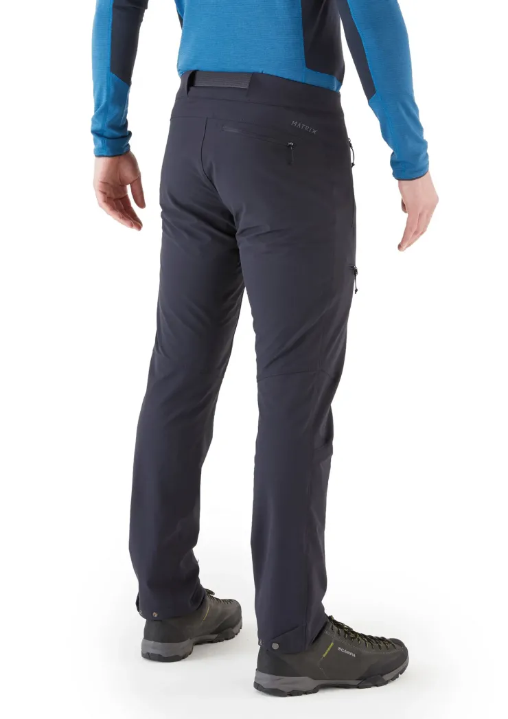 Rab Mens Incline AS Softshell Pants - Ebony Fashion