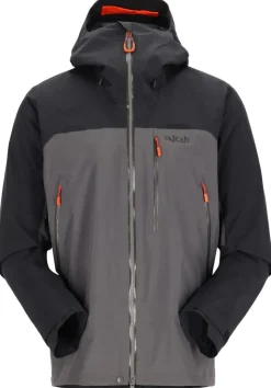 Rab Mens Latok Mountain GTX Jacket - Black-Graphene Outlet