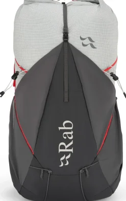 Rab Mens Muon 40 Rucksack - Pewter-Graphene Hot