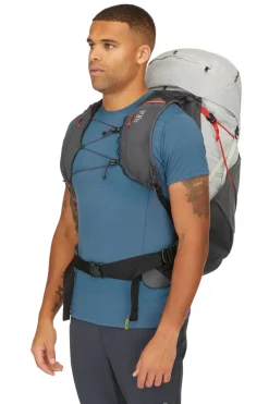 Rab Mens Muon 50 Rucksack - Pewter-Graphene Hot