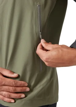 Rab Mens Namche Paclite Jacket - Graphene-Light Khaki New