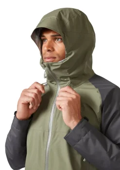 Rab Mens Namche Paclite Jacket - Graphene-Light Khaki New