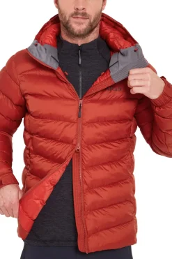 Rab Mens Nebula Pro Jacket - Tuscan Red New