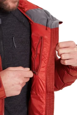 Rab Mens Nebula Pro Jacket - Tuscan Red New