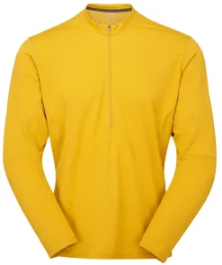 Rab Mens Sonic Ultra Zip Tee - Sahara Clearance