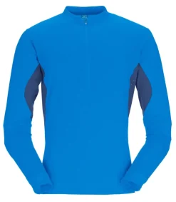 Rab Mens Sonic Ultra Zip Tee - Maya Blue-Tempest Blue Fashion