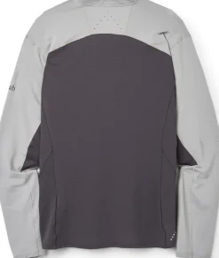 Rab Mens Sonic Ultra Zip Tee - Light Zinc-Graphene Discount