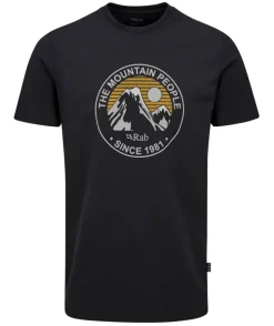 Rab Mens Stance Alpine Peak Tee - Beluga Sale