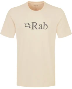 Rab Mens Stance Logo Tee - Ecru Best