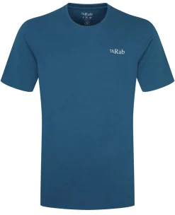 Rab Mens Stance Mountain Peak Tee - Tempest Blue Hot