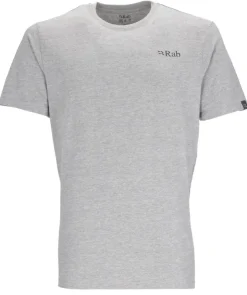 Rab Mens Stance Mountain Peak Tee - Grey Marl Outlet