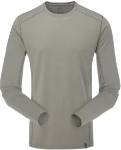 Rab Mens Syncrino Base LS Tee - Stone Clearance