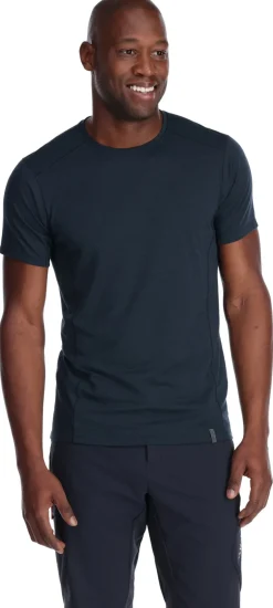 Rab Mens Syncrino Base Tee - Beluga Discount