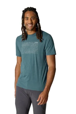Rab Mens Syncrino Ridge Tee - Orion Blue Discount