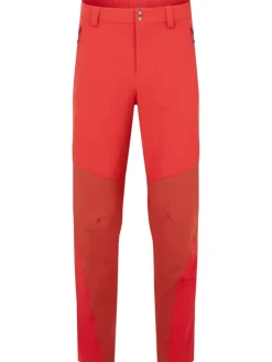 Rab Mens Torque Mountain Pants - Dark Horizon-Tuscan Red Clearance