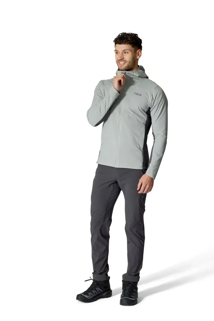 Rab Mens Xenair Alpine Flex Jacket - Light Zinc New