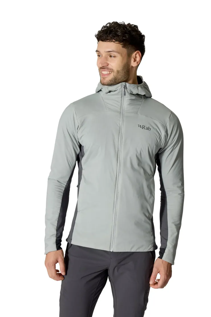 Rab Mens Xenair Alpine Flex Jacket - Light Zinc New