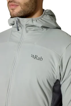 Rab Mens Xenair Alpine Flex Jacket - Light Zinc New