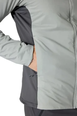 Rab Mens Xenair Alpine Flex Jacket - Light Zinc New