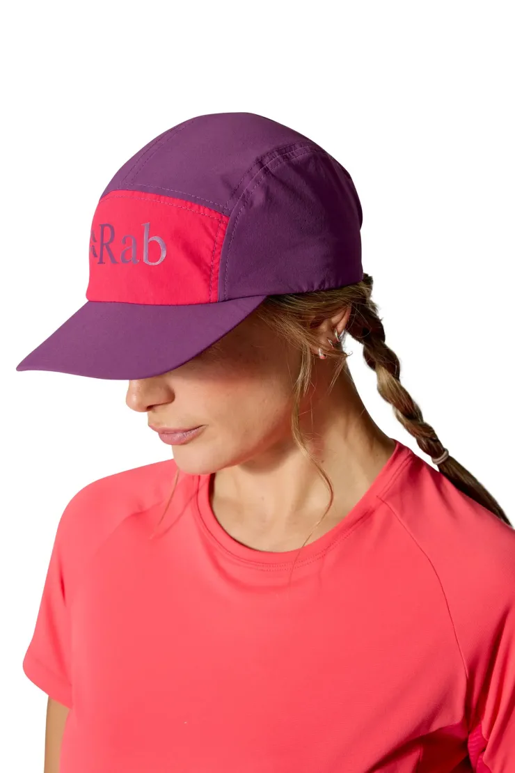 Rab Talus 5 Panel Cap - Plum-Watermelon Online