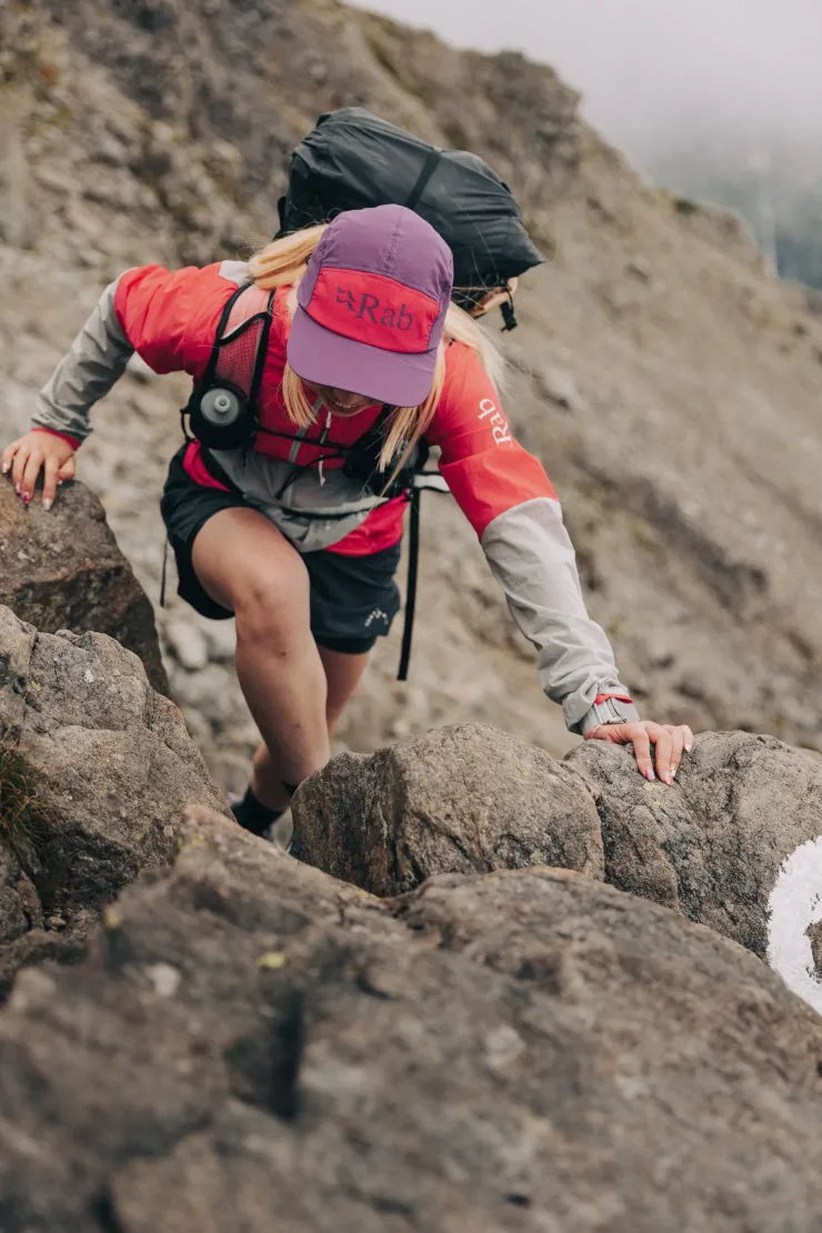 Rab Talus 5 Panel Cap - Plum-Watermelon Online