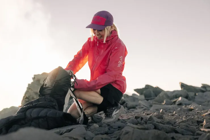 Rab Talus 5 Panel Cap - Plum-Watermelon Online