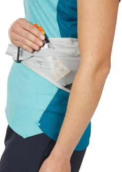 Rab Veil 1 Running Belt - Gargoyle-Graphene Hot