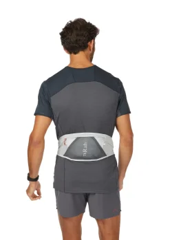 Rab Veil 1 Running Belt - Gargoyle-Graphene Hot