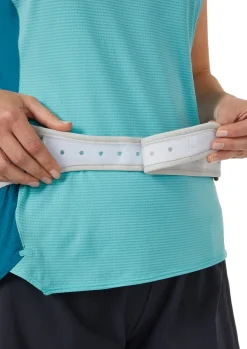 Rab Veil 1 Running Belt - Gargoyle-Graphene Hot