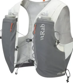 Rab Veil 6 Running Vest - Gargoyle-Graphene Hot