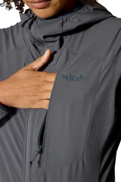 Rab Womens Borealis Alpine Hoody - Graphene New