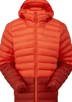 Rab Womens Cirrus Alpine Jacket - Red Grapefruit-Tuscan Red Hot