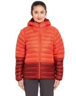 Rab Womens Cirrus Alpine Jacket - Red Grapefruit-Tuscan Red Hot