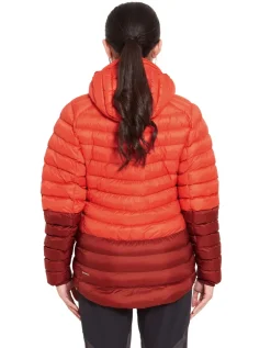 Rab Womens Cirrus Alpine Jacket - Red Grapefruit-Tuscan Red Hot