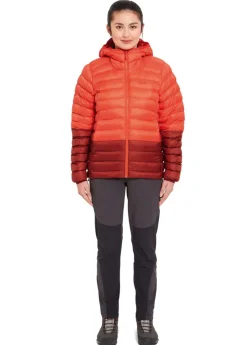 Rab Womens Cirrus Alpine Jacket - Red Grapefruit-Tuscan Red Hot