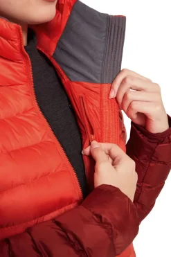 Rab Womens Cirrus Alpine Jacket - Red Grapefruit-Tuscan Red Hot