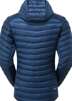 Rab Womens Cirrus Flex Hoody - Tempest Blue Clearance